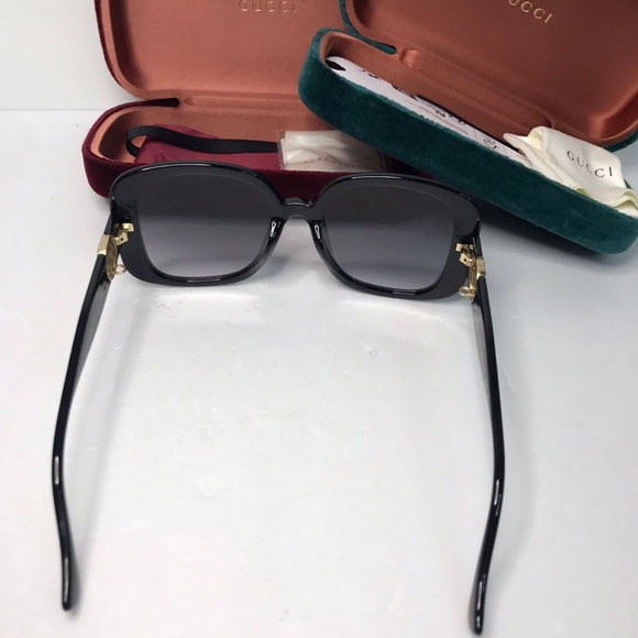 New - ?Original Gucci Grey Square Ladies Sunglasses GG1029SA 007 57.